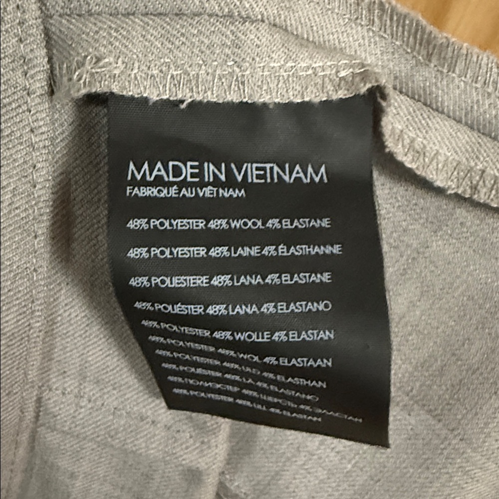 Club Monaco Yolande Wool Crossover Pants - Picture 9 of 16